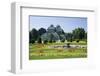 Palm House in the palace garden of Schoenbrunn Palace, Vienna, Austria-null-Framed Art Print