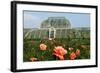 Palm house in the Royal Botanic Gardens, Kew, London, South of England, Great Britain-null-Framed Art Print