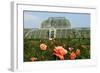 Palm house in the Royal Botanic Gardens, Kew, London, South of England, Great Britain-null-Framed Art Print