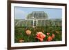 Palm house in the Royal Botanic Gardens, Kew, London, South of England, Great Britain-null-Framed Art Print