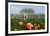 Palm house in the Royal Botanic Gardens, Kew, London, South of England, Great Britain-null-Framed Art Print