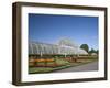 Palm House Parterre with Floral Display, Royal Botanic Gardens, UNESCO World Heritage Site, England-Adina Tovy-Framed Photographic Print