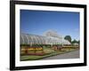Palm House Parterre with Floral Display, Royal Botanic Gardens, UNESCO World Heritage Site, England-Adina Tovy-Framed Photographic Print