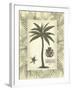 Palm in Bamboo Frame I-null-Framed Art Print