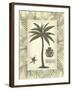 Palm in Bamboo Frame I-null-Framed Art Print