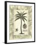 Palm in Bamboo Frame I-null-Framed Art Print
