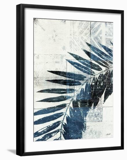 Palm Indigo II-John Butler-Framed Art Print