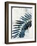 Palm Indigo II-John Butler-Framed Art Print