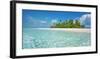 Palm island, Maldives-Frank Krahmer-Framed Giclee Print