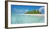 Palm island, Maldives-Frank Krahmer-Framed Giclee Print