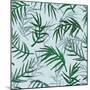 Palm Jungle Leaves Pattern-Mirifada-Mounted Art Print