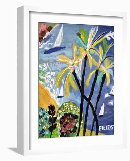 Palm Landscape I-Karen Fields-Framed Art Print