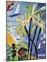 Palm Landscape I-Karen Fields-Mounted Art Print
