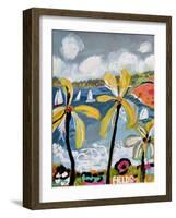 Palm Landscape III-Karen Fields-Framed Art Print