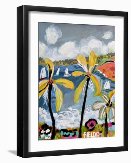 Palm Landscape III-Karen Fields-Framed Art Print