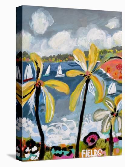 Palm Landscape III-Karen Fields-Stretched Canvas