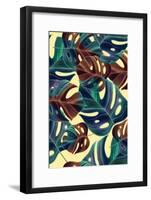 Palm Leafs-The Tropic Vibe-Framed Art Print