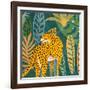 Palm Leopard 1-Kimberly Allen-Framed Art Print