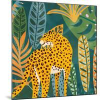 Palm Leopard 1-Kimberly Allen-Mounted Art Print