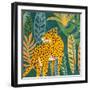 Palm Leopard 1-Kimberly Allen-Framed Art Print