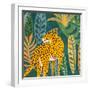 Palm Leopard 1-Kimberly Allen-Framed Art Print