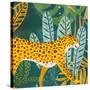 Palm Leopard 2-Kimberly Allen-Stretched Canvas