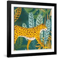 Palm Leopard 2-Kimberly Allen-Framed Art Print