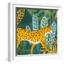 Palm Leopard 2-Kimberly Allen-Framed Art Print