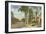 Palm-Lined Street, Orlando, Florida-null-Framed Art Print