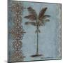 Palm on Blue I-Michael Marcon-Mounted Art Print