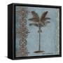 Palm on Blue I-Michael Marcon-Framed Stretched Canvas