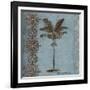 Palm on Blue I-Michael Marcon-Framed Art Print