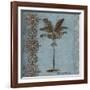 Palm on Blue I-Michael Marcon-Framed Art Print