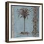 Palm on Blue II-Michael Marcon-Framed Art Print