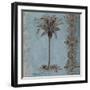 Palm on Blue II-Michael Marcon-Framed Art Print