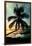 Palm Paradise at Sunset - Florida - USA-Philippe Hugonnard-Framed Photographic Print