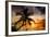 Palm Paradise at Sunset - Florida - USA-Philippe Hugonnard-Framed Photographic Print