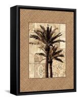 Palm Paradise II-John Seba-Framed Stretched Canvas