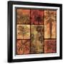 Palm Patchwork I-null-Framed Art Print