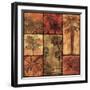 Palm Patchwork I-null-Framed Art Print