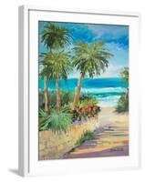 Palm Path-Jane Slivka-Framed Art Print