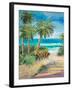 Palm Path-Jane Slivka-Framed Art Print