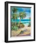 Palm Path-Jane Slivka-Framed Art Print