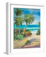 Palm Path-Jane Slivka-Framed Art Print