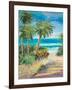 Palm Path-Jane Slivka-Framed Art Print