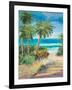 Palm Path-Jane Slivka-Framed Art Print