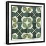 Palm Piazza Tile IV-June Vess-Framed Art Print