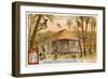 Palm Plantation, Caroline Islands-null-Framed Giclee Print