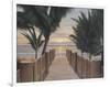 Palm Promenade-Diane Romanello-Framed Art Print