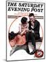 "Palm Reader" or "Fortuneteller" Saturday Evening Post Cover, March 12,1921-Norman Rockwell-Mounted Giclee Print